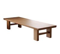 FLYIODFCXV Tables, Retro coffee table can sit on the ground low solid wood simple decorative furniture for living room study office(160 * 60 * 35cm)