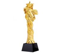 FLYIODFCXV Trophy, Creative Golden Prize Trophy - Annual Meeting Sales Champion Award Honorary Souvenir for Climbing the Peaks
