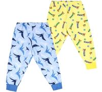 FLYISH DIRECT Anti-bedwetting Training Pants 2 Packs, Waterproof Diaper Skirt, Cotton Toddler Nappy Skirts, Reusable for 7-9 Years, Train & Pterosaur Pattern, XL