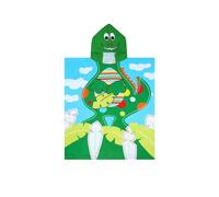 FLYISH DIRECT Hooded Towel for Kids, Kids Swimming Towel Poncho, Changing Robe Towel Kids, 100% Cotton, 96 cm x 60 cm, Dinosaur