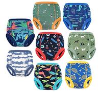 FLYISH DIRECT Potty Training Pants Boys Training Pants Toilet Training Pants Toddler Training Pants Reusable Training Pants, 4 Years, 8 Packs