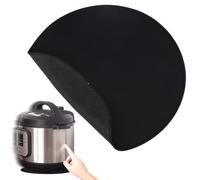 Flyisland Sliding Mats for Ninja Foodi and Instant Pot,15 Kitchen Appliance Round Sliding Mats,Slide Mats for Moving Small Appliances Coffee Makers, Blenders, Stand Mixers (Rubber, 15 inch Diameter)