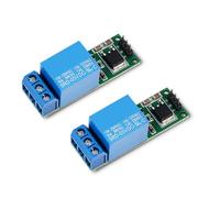 Flylin 2Pcs DC6-24V Bistable Latch Relay Module, Low Pulse Trigger Board | Optocoupler Isolation, Support High and Low Level Trigger, for Smart Home Led, Automotive Industrial Control