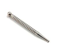 Flylin Acupuncture Pen, Dual Head Ear Body Point Probe Tip Acupressure Stainless Steel Facial Reflexology Massage Tool Ear and Body Point Probe Pen (2)