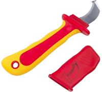 Flylin Dismantling Knife, 1000V Insulated Cable Stripper | Safe Cable Cutting Tool with Comfortable Grip for Electrician
