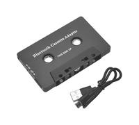 Flylin Tape Audio Adapter, MP3 Cassette Player Adapters Car Audio Cassette to Aux Adapter Bluetooth 5.0 Tape Player for Smartphones Tablets (BT003)