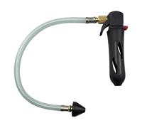 Flylin Threaded CO2 Cartridge Drain Gun, Condensate Lines Drain Gun with Flexible Hose, Portable Air Conditioner Cleaner Blaster Opener Kit (Black)