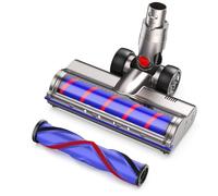 FLYLINKTECH Brush Head Replacement Compatible with Dyson V6, Flexible 180° Swivel Dyson Parts with 4 Led Headlamps and 2 Replacement Rollers