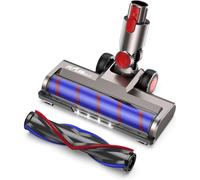 FLYLINKTECH Brush Head Replacement Compatible with Dyson V7 / V8 / V10 / V11 / V15, Flexible 180° Swivel Dyson Parts with 4 Led Headlamps and 2 Replacement Rollers, New
