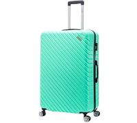 FLYMAX 24" Medium Suitcase 4 Wheel Lightweight Luggage Hard Shell ABS Travel Case Hold Check in Fits 15kg - 20kg Medium Size + 3 Digit Lock + Telescopic Handle 67 Litre Capacity