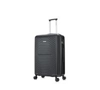 FLYMAX 24" Medium Suitcase 4 Wheel Lightweight Luggage Hard Shell ABS Travel Case Hold Check in Fits 15kg - 20kg Medium Size + 3 Digit Lock + Telescopic Handle 67 Litre Capacity