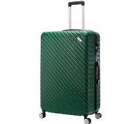 FLYMAX 24" Medium Suitcase 4 Wheel Lightweight Luggage Hard Shell ABS Travel Case Hold Check in Fits 15kg - 20kg Medium Size + 3 Digit Lock + Telescopic Handle 67 Litre Capacity