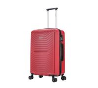 FLYMAX 24" Medium Suitcase 4 Wheel Lightweight Luggage Hard Shell ABS Travel Case Hold Check in Fits 15kg - 20kg Medium Size + 3 Digit Lock + Telescopic Handle 67 Litre Capacity