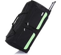 Flymax 28" Medium Suitcase Lightweight Wheeled Duffle Bag Holdall Check in Luggage Travel Bag 2.55kg 89L Blue