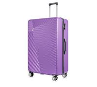FLYMAX 29" Large Suitcase 4 Wheel Lightweight Luggage Hard Shell Travel Case Hold Check in Fits 23kg - 27kg + 3 Digit Lock Suitcase Large + Telescopic Handle 100 Litre Capacity