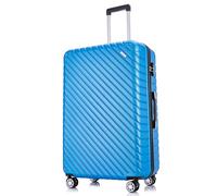 FLYMAX 29" Large Suitcase 4 Wheel Lightweight Luggage Hard Shell Travel Case Hold Check in Fits 23kg - 27kg + 3 Digit Lock Suitcase Large + Telescopic Handle 100 Litre Capacity