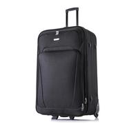 FLYMAX 29" Large Suitcase Lightweight Luggage Expandable Hold Check in Travel Bag on Wheels Black 90L