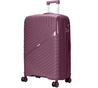 FLYMAX 29" Large Suitcase Luggage Large Suitcase 4 Wheels Lightweight 20kg - 23kg Hardshell Polypropylene with Combination Lock + Telescopic Handle Travel Case Hard Shell XL 102L Purple