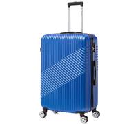 FLYMAX 29" Large Suitcases 4 Wheel Spinner Super Lightweight Luggage Hard Shell Durable Check in Hold Built-in 3 Digit Combination Navy