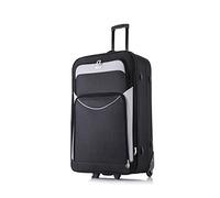 FLYMAX 32"/85cm Superlight Extra Large Suitcase Soft Lightweight Expandable Luggage Suitcase Trolley Bag XL