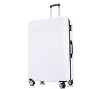 FLYMAX 32" Extra Large Suitcase 4 Wheel Lightweight Suitcases Luggage Hard Shell ABS Travel Case Hold Check in Fits 23kg - 35kg + 3 Digit Lock + 1 Year Warranty 125 Litre Capacity