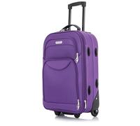 FLYMAX 55x35x20 55x40x20 Cabin Suitcase Luggage Hand Carry on Case Flight Bag Suitcase Travel Fits Fits Easyjet, Ryanair British Airways & Jet 2