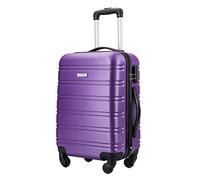 Flymax 55x35x20 Cabin Case Super Lightweight Abs Hard Shell Travel Carry on Board Cabin Bag Approved Hand Luggage with 4 Wheels Fits Easyjet, Ryanair, British Airways & Jet 2 56x45x25