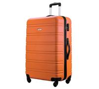 Flymax 55x35x20 Cabin Case Super Lightweight Abs Hard Shell Travel Carry on Board Cabin Bag Approved Hand Luggage with 4 Wheels Fits Easyjet, Ryanair, British Airways & Jet 2 56x45x25