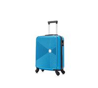 Flymax 55x40x20 4 Wheel Super Lightweight Cabin Luggage Suitcase Hand Carry on Flight Travel Bags Approved On Board Fits Easyjet Ryanair Jet 2 BA Royal