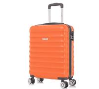 FLYMAX 55x40x20 Ryanair Cabin Bag Hand Luggage Lightweight Suitcase Approved Carry on Luggage Case 2.5KG 40L Orange