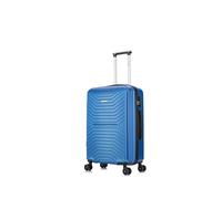 FLYMAX 56x45x25 British Airways EasyJet Cabin Bag Carry on Suitcase Hand Luiggage Exact FIT Hard Shell Cabin Suitcase Only 3kg + 3 Digit Lock + Telescopic Handle Lightweight 4 Wheel Suitcase 57 Litre