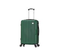 FLYMAX XL 32" Extra Large 4 Wheel Suitcases Spinner Lightweight Luggage ABS Travel Cases 125 Litre Army Green