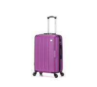 FLYMAX XL 32" Extra Large 4 Wheel Suitcases Spinner Lightweight Luggage ABS Travel Cases Purple 125L