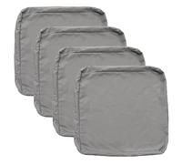 FLYMEI Patio Cushion Covers, Water Resistant Outdoor Cushion Cover Replacement, Patio Sofa Cushion Covers Only Outdoor Couch Cushion Covers, 25" X 25" X 5", 4 Covers, Grey