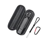 Flymile Carrying Case for DJI OSMO Pocket 3,Travel Portable Nylon Storage Bag Soft Plush Lining Protective Box With Carabiner Kit Accessory(Black)
