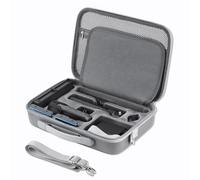 Flymile Carrying Case for Insta360 X5 Camera, PU Portable Shoulder Large Hard Shell Bag - Protective Travel Storage Case for Bullet Time Handle/Selfie Stick and Other Accessories, Gray