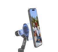 Flymile Magnetic Phone Holder Adapter for DJI Osmo Mobile 8/7/7P/6/5/4/SE, for MagSafe Quick-Release Mount Compatible with iPhones 17/16/15/14/13/12 Series for Gimbal Stabilize Accessories