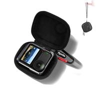 Flymile Osmo Nano Carrying Case (for Cage), Storage Small Bag for DJI Osmo Nano, Travel PU Hard Shell Portable Cover Protector With Carabiner & Wrist Strap Camera Protective Accessories