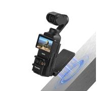 Flymile Pocket 3 Magnetic Mount Stand, Adjustable Suction Holder with Cold Shoe for Desktop/Vertical Vlog Base, Expandable Frame Clamp for DJI Osmo Pocket 3