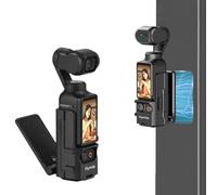 Flymile Pocket 4/3 Magnetic Mount, 180° Adjustable Magnetic Extension Adapter, Magnetic Mount with Cold Shoe for DJI Osmo Pocket 4 3 Camera Accessories