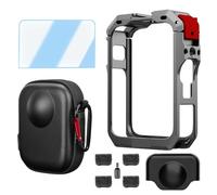 Flymile PU Storage Bag Carrying Case for DJI Accessories Cage Protective Frame Handbag Mini Portable Travel Box (3 in 1 Set)