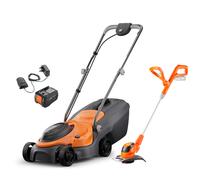 Flymo 18V SimpliMow 320 Battery Lawnmower with FREE Cordless Grass Trimmer