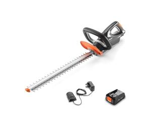 Flymo 18V UltraCut 500 Cordless Hedge Trimmer Kit - With 18V Power For All Battery, 50cm cutting width, 16mm blade gap, lightweight and balanced, 270° wrap around handle, Power For All Alliance