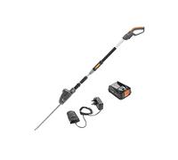 Flymo 18V UltraCut Reach 420 Cordless Telescopic Hedge Trimmer -With 18V POWER FOR ALL Battery, 42cm cutting with, 3m extendable reach, 90° adjustable head, POWER FOR ALL Alliance