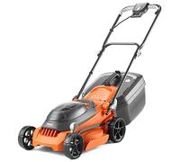 Flymo 36V EasiStore 340R Cordless Lawnmower - Without Power For All Battery and Charger, 34cm Cutting Width, Striped Lawn Finish, Close Edge Cutting, 35L Grass Box, Lightweight