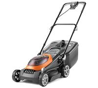 Flymo 36V UltraStore 380R Cordless Lawnmower - Without Power For All Battery and Charger, 38cm Cutting Width, Striped Lawn Finish, Close Edge Cutting, 45L Grass Box