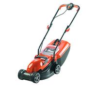 Flymo Chevron 32V Electric Wheeled Lawn Mower, 1200 W, Cutting Width 32 cm Orange/Grey 9666084-01