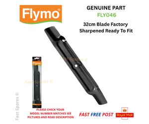 FLYMO CHEVRON 32VC 32C RE320 GENUINE Lawnmower Blade 32cm FLY046 FAST UK POST