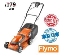 Flymo Easi Store 340R Electric Rotary Lawn Mower - 34 cm Cutting Width Grass BOX