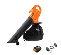 FLYMO EasiBlowVac 4.0 Cordless Garden Vacuum & Leaf Blower - Orange & Black, Orange